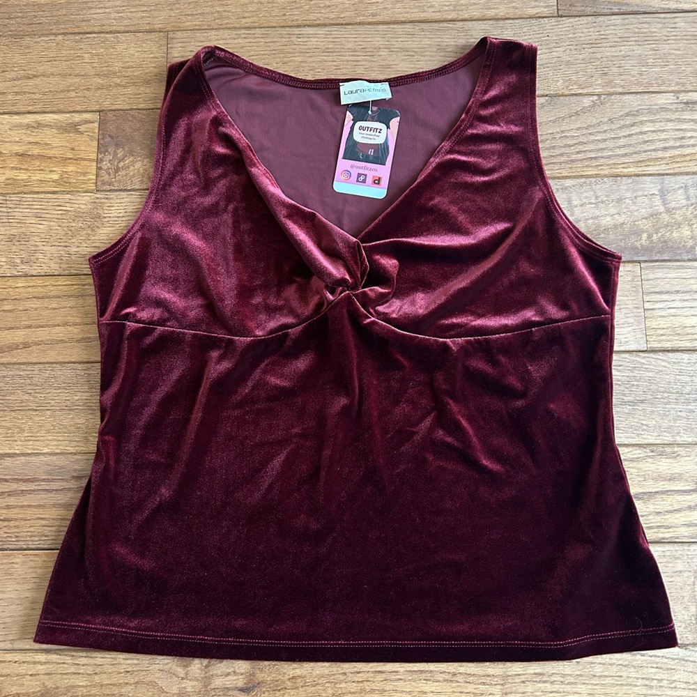 Whimsigoth velvet tank